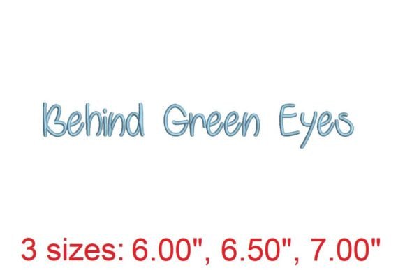 Behind Green Eyes: A Seasonal Embroidery Gem