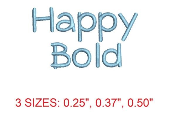 Happy Bold Embroidery Font Review