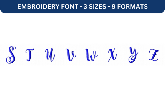 Magnolia Sky Font Upper S to Z