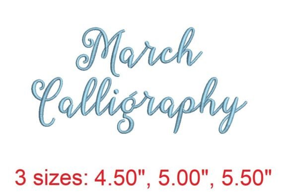 March Calligraphy Review