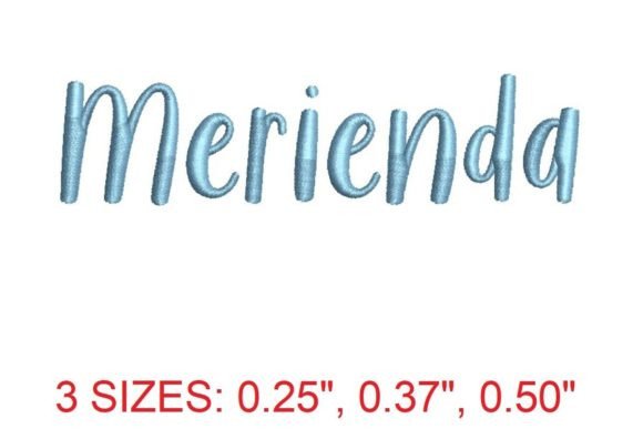 Merienda Embroidery Font Review