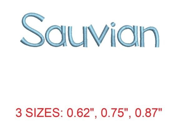 Sauvian Font Review for Apparel
