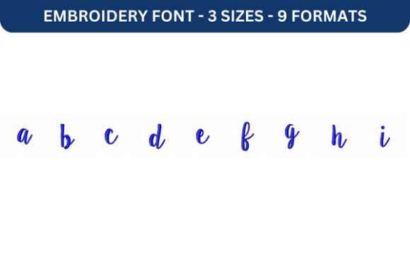Sugar Plums Font Lower a to I Review